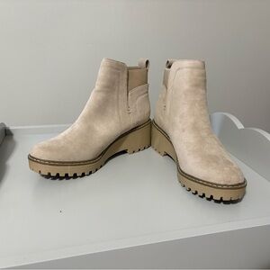 Dolce Vita Cream Ankle Boots *Never Been Worn*